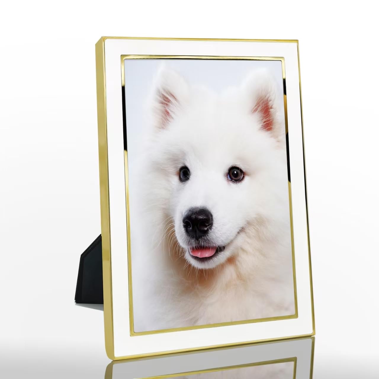 4x6 Picture Frames White Metal Photo Frames For Tabletop Display and Wall Decoration-Best Gifts For Family